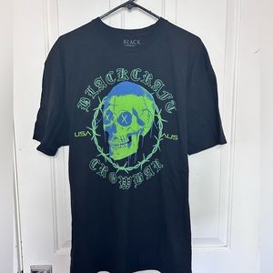 Blackcraft Cult Green Skull Graphic Tee